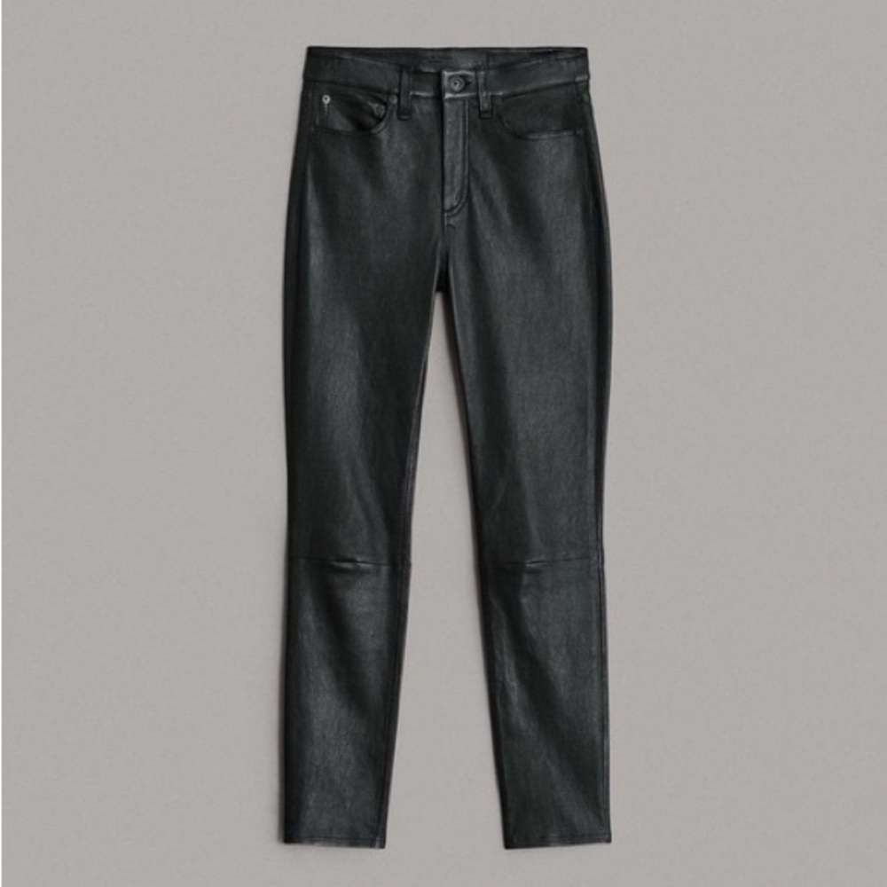 Rag & Bone Nina High-Rise Skinny Leather Pants